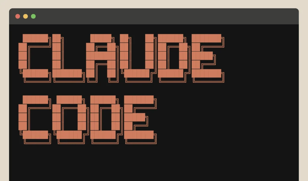 Claude Code (orange text on black background) interface
