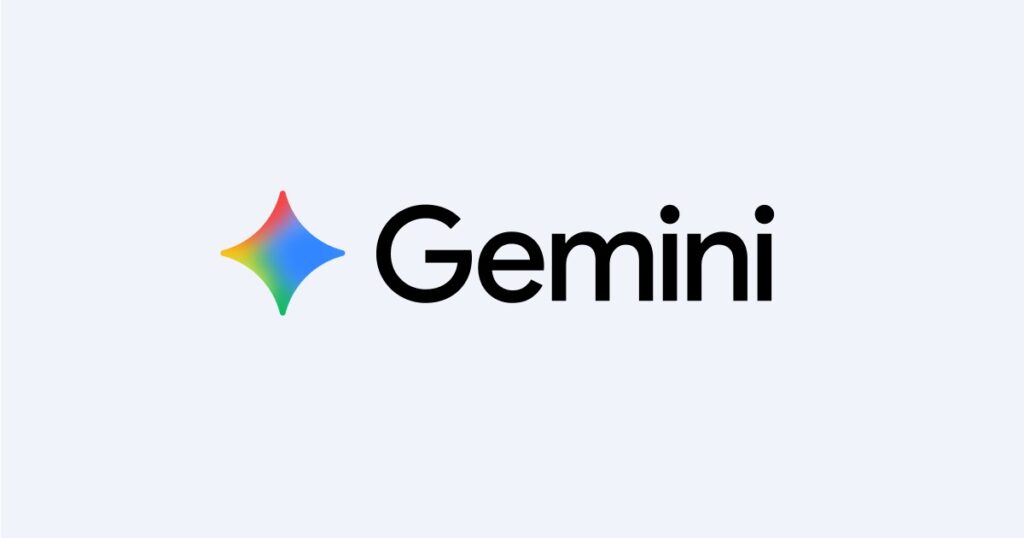 Gemini logo on white background